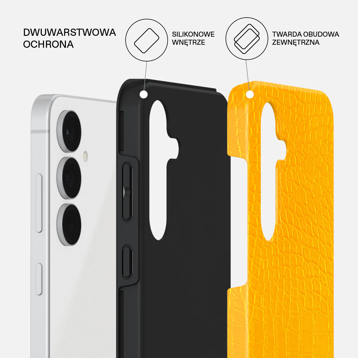 Canary Yellow - Samsung Galaxy S25 FE Etui - Image 2