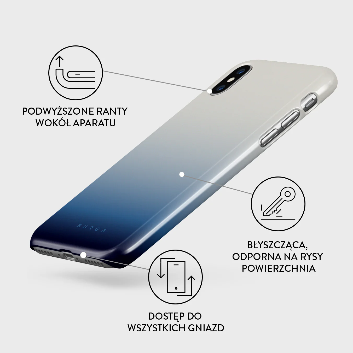 Zero Gravity - iPhone X / XS Etui - Image 3