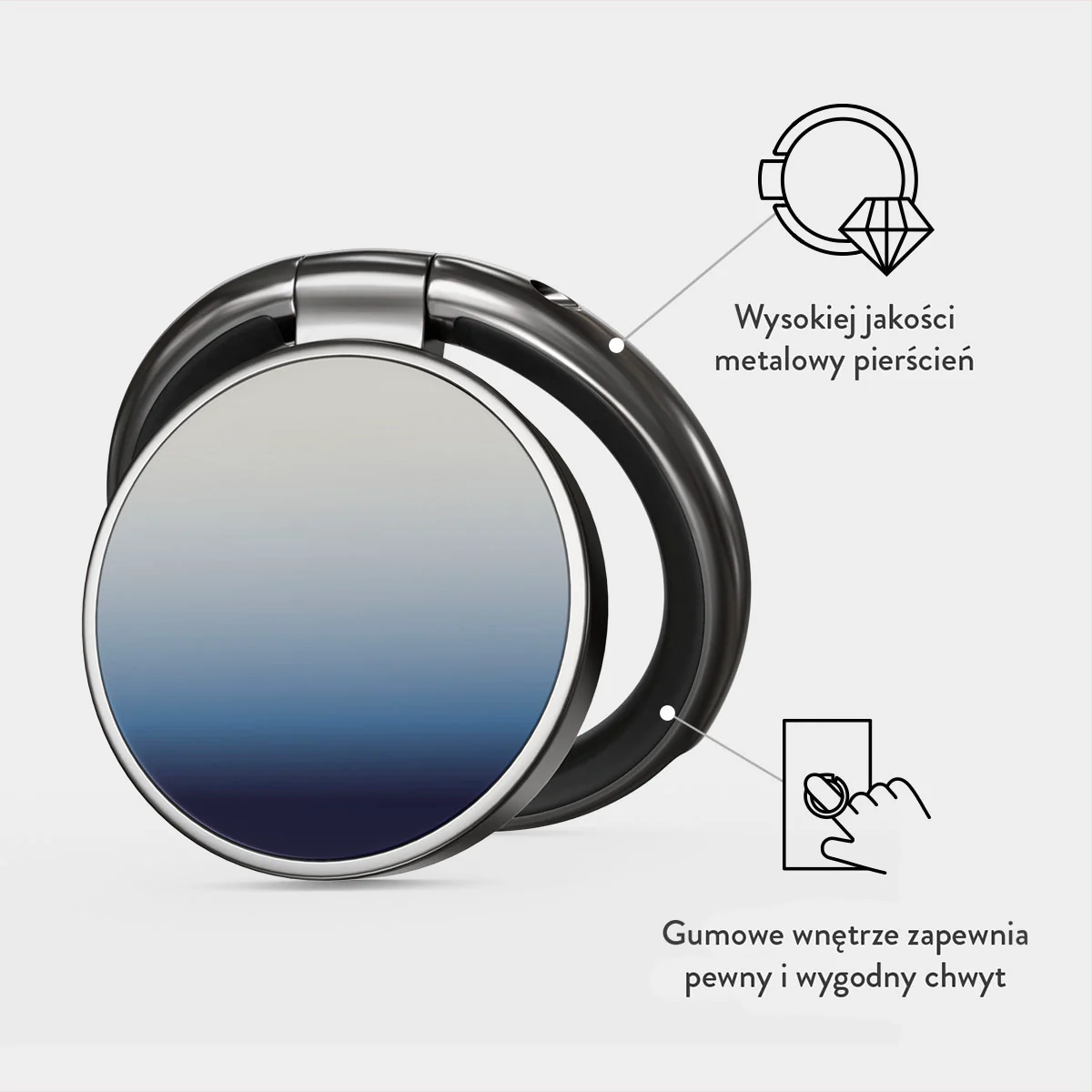 Zero Gravity - Samoprzylepny Okrągły Uchwyt - Image 2